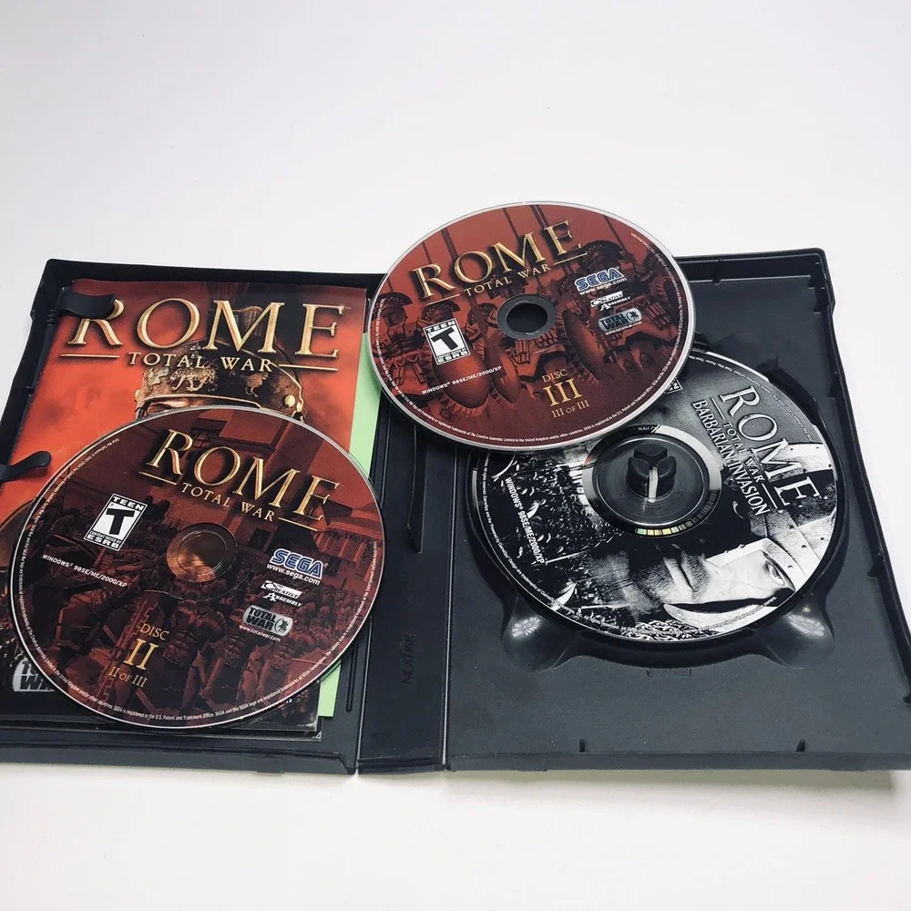 Rome: Total War Gold‎ Edition - PC - DVD ROM - VERY GOOD ( Complete Booklets